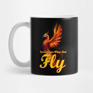 spread your wings and fly Mug